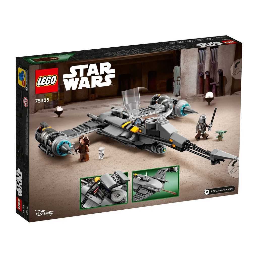 Star Wars Lego Caza Estelar N-1 de The Mandalorian Edades 9+ # 75325 Artículo 412 Piezas | JYX-473980